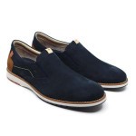 Fluchos mocassin blauw nubuck 1979